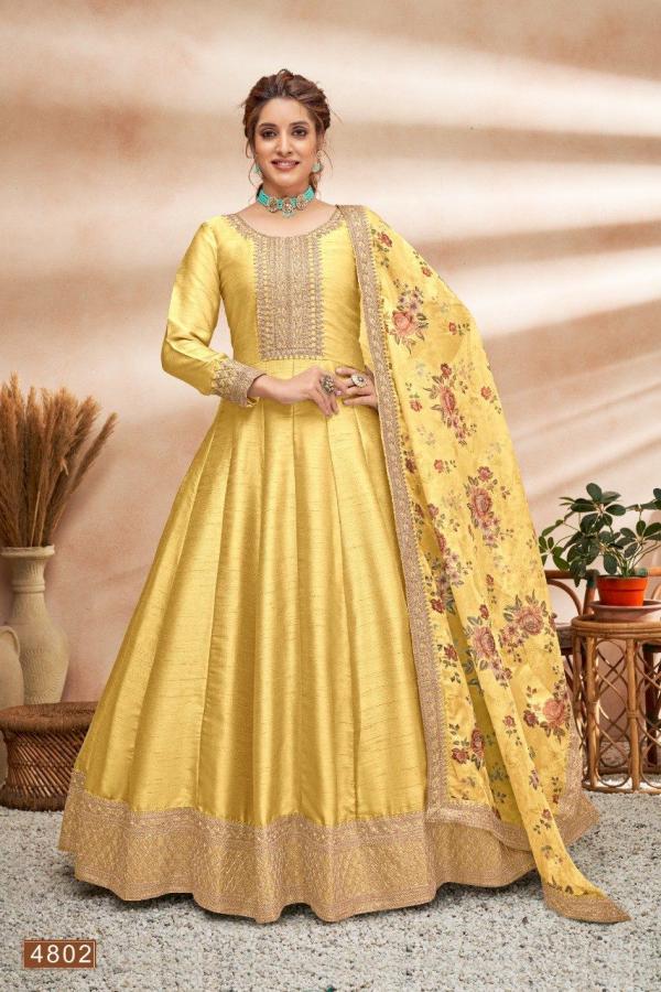 Aanaya 148 Wedding Wear Silk Designer Gown Collection